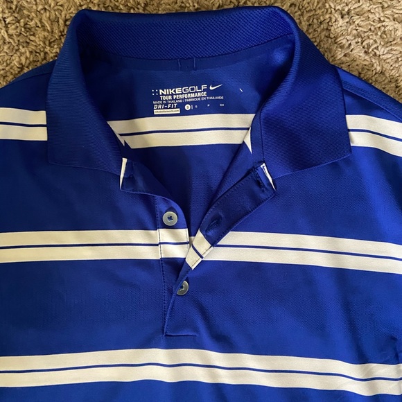 Nike Golf Tour Performance Blue with White Stripes - Picture 2 of 5